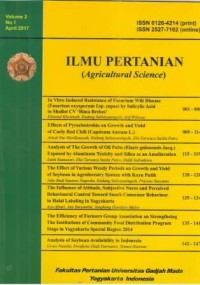 Ilmu Pertanian (Agricultural Research) Vol. 2 No. 3 Desember 2017