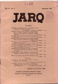 JARQ    Volume.14    No.2      September    1980