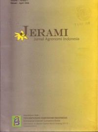 JERAMI (Jurnal Agronomi Indonesia ) SEPTEMBER - DESEMBER 2008