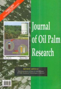 Journal of Oil Palm Research (JOPR) vol.32 (1) March 2020