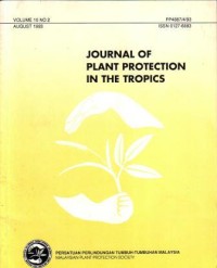 Journal Of Plant Protection In The Tropics Volume 2 No.2 December 1985