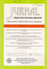 Jurnal Penelitian Tanaman Industri Vol.13 No.1 Maret 2007