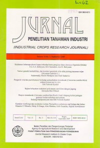 Jurnal Penelitian Tanaman Industri Vol.13 No.3 September 2007