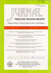 Jurnal Penelitian Tanaman Industri Vol.13 No.4 Desember 2007