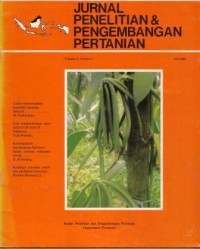 JURNAL PENELITIAN & PENGEMBANGAN PERTANIAN Volume V Nomor 3 Juli 1986