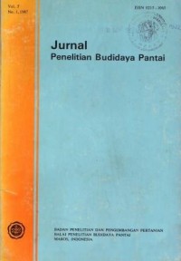 Jurnal Penelitian Budidaya Pantai Vol.4 No.1 1988