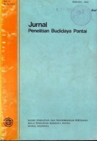 Jurnal Penelitian Budidaya Pantai Vol.4 No.2 1988