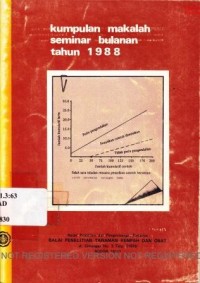 Kumpulan Makalah Seminar Bulanan Tahun 1988