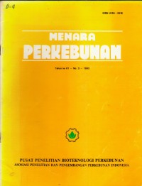 Menara Perkebunan Volume 81 Nomor 2 Desember 2013