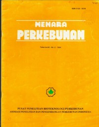 Menara Perkebunan Volume 62 Nomor 2 1994