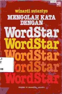 Mengolah kata dengan WordStar