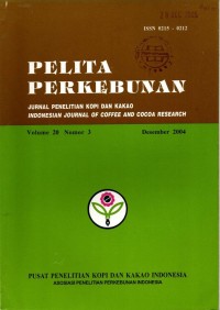 PELITA PERKEBUNAN  Volume 20     No. 3     Desember    2004