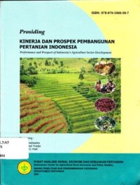 Prosiding (Kinerja dan Prospek Pembangunan Pertanian Indonesia)