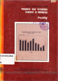 Prosiding forum komunikasi ilmiah produksi dan tataniaga cengkeh di Indonesia. Bogor, 24-25 Pebruari 1989