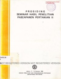 Prosiding seminar hasil penelitian pascapanen pertanian II