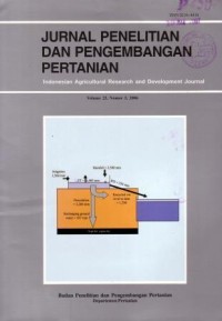 jurnal penelitian dan pengembangan pertanian vol.25 no. 3 2006