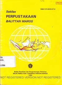 Sekilas perpustakaan Balittan Maros.