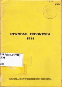 Standar Indonesia 1981