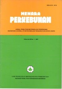 MENARA PERKEBUNAN Tahun KE 69 No. 1 2001