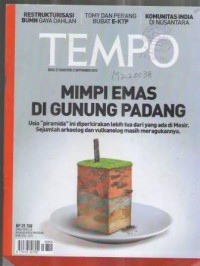 TEMPO EDISI 27 AGUSTUS- 2 SEPTEMBER 2012