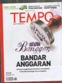 TEMPO EDISI 3-9 SEPTEMBER 2012