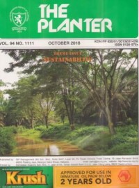 The Planter Vol.94 No. 1111 Oktober 2018