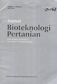 Jurnal Bioteknologi Pertanian Vol.4 No.2 Juli 1999