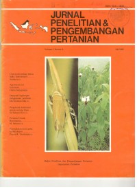 JURNAL PENELITIAN & PENGEMBANGAN PERTANIAN Volume 1 Nomor 2 Juli 1982