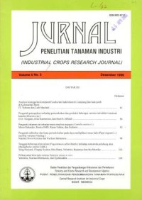 Jurnal Penelitian Tanaman Industri Volume 5 No.3  Desember 1999