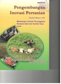 Pengembangan Inovasi Pertanian Volume 5 Nomor 2,  2012