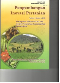 Pengembangan Inovasi Pertanian Volume 5 Nomor 4,  2012