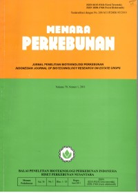 MANARA PERKEBUNAN Volume 79,No.1  Tahun 2011