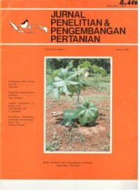 JURNAL PENELITIAN & PENGEMBANGAN PERTANIAN Volume IX Nomor 1 Januari 1990