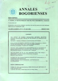 Annales Bogorienses Volume 6 No.2 July 2000