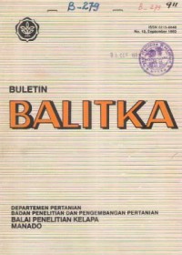 Buletin Balitka No.13 Januari 1991