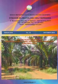 Badan Meteorologi Klimatologi dan Geofisika Deli Serdang Tahun XVIII No. 12  OKTOBER 2018