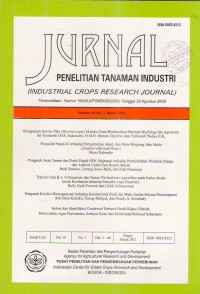 Jurnal Penelitian Tanaman Industri Vol.18 No.1 Maret 2012