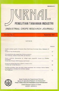 Jurnal Penelitian Tanaman Industri Vol.7 No.3 September 2001