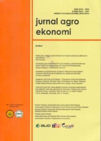 Jurnal Agro Ekonomi Volume 35 Nomor 2 Oktober 2017