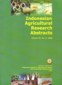 INDONESIAN AGRICULTURAL RSARCH ABSTRACTS