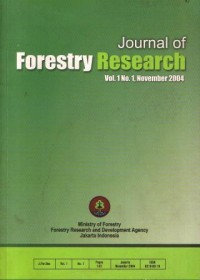 Journal of Forestry Research Vol.1 No.1 November 2004