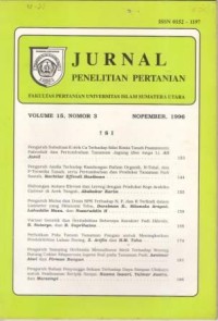 Jurnal penelitian pertanian Vol. 17 No. 2 Desember 1998