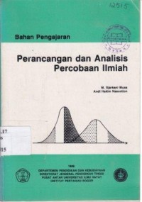 Bahan Pengajaran Perancangan dan Analisis Percobaan Ilmiah